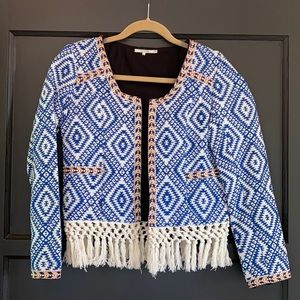 Tularosa Revolve Jacket Blue Blazer Size Small